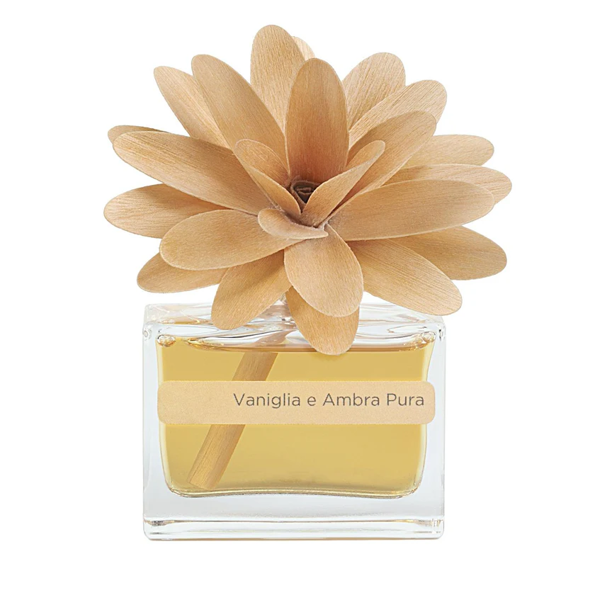 Diffuseur flower - Vanille et ambre pur
