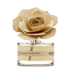 Diffuseur rose - Vanille et ambre pur